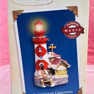 'Hallmark “Lighthouse Greetings' Holiday Ornament Series.